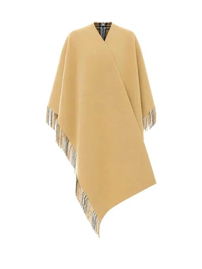 Burberry Beige Coinston Cape In Multi