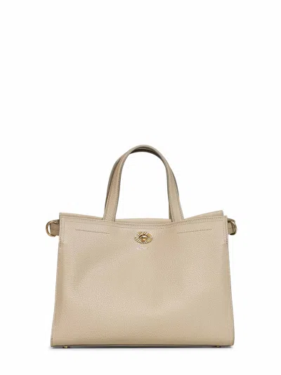Burberry Beige Cotswolds Leather Tote Bag<br/>