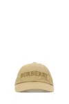 Shop Burberry Beige Cotton Baseball Hat