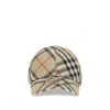 Burberry Men Check Baseball Hat In Multi
