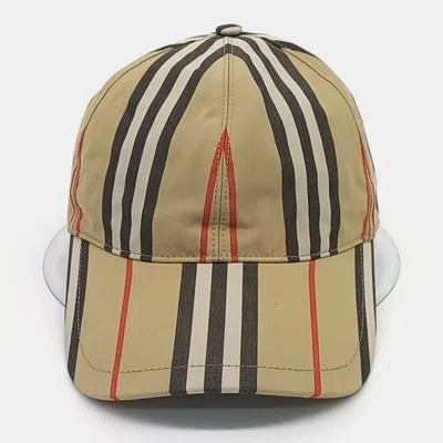 Pre-owned Burberry Beige Cotton Cap In Sand