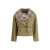 Burberry Beige Cotton Clothing In Green