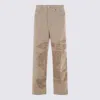 Burberry Regular Fit Ekd Jeans In Brown