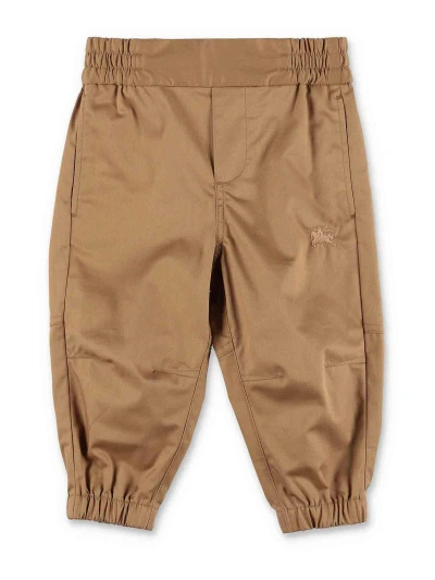 Burberry Kids' Beige Cotton Gabardine Pants