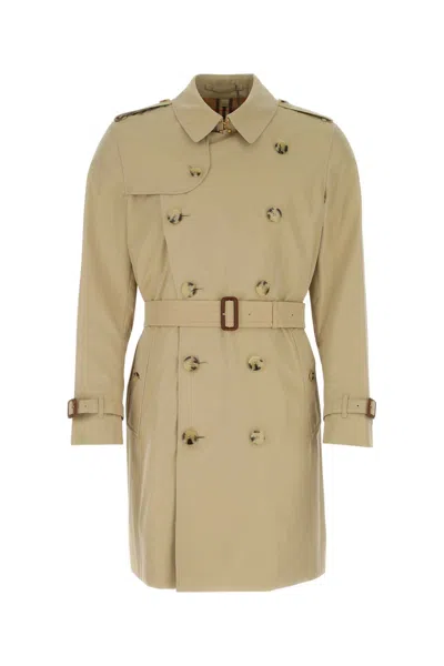 Burberry Beige Cotton Kensington Heritage Trench In A1366