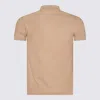 BURBERRY BURBERRY BEIGE COTTON POLO SHIRT