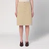 Burberry Beige Cotton Skirt In Beige