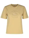 Burberry Oak Leaf Crest Ekd T-shirt In Beige