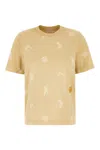 BURBERRY BEIGE COTTON T-SHIRT