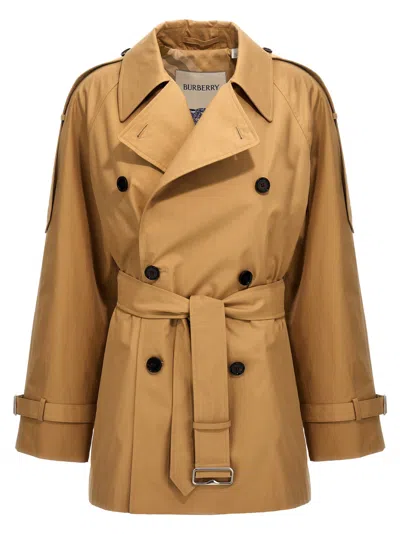 BURBERRY BEIGE COTTON TRENCH COAT