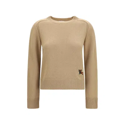 Burberry Beige Crew Neck Sweater