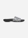 Burberry Beige Dive Check Slides