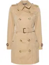 Burberry The Long Waterloo Heritage Trench Coat In Beige
