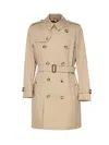 Burberry Beige Double Breasted Trench Coat