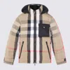 Burberry Kids Reversible Check Puffer Jacket In Brown