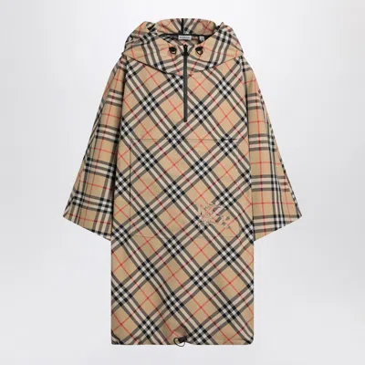 BURBERRY BEIGE FLOUNCED MIDI SKIRT