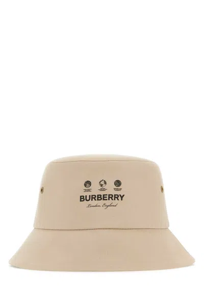 Burberry Beige Gabardine Hat In A7405