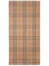 BURBERRY BEIGE GIANT CHECK SCARF