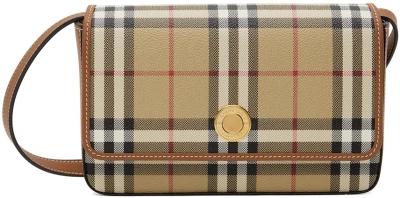 Burberry Beige Hampshire Bag In Archive Beige