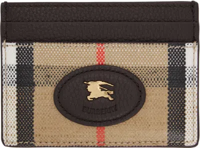 BURBERRY BEIGE HIGHLANDS CARD HOLDER