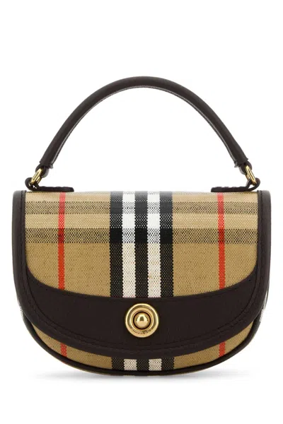 BURBERRY BEIGE HIGHLANDS MINI HANDBAG