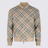 Burberry Check Pattern Zipped Cardigan In Linden Ip Check