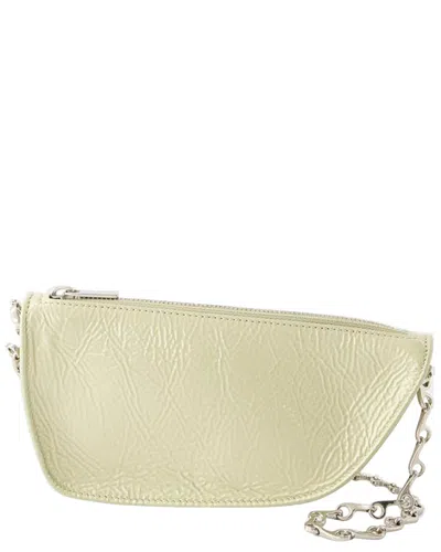 BURBERRY BURBERRY BEIGE LAMBSKIN LEATHER MICRO SLING SHIELD CROSSBODY