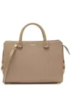 Burberry Beige Leather Nova Check Banwell Tote (authentic Pre-loved) In Neutral