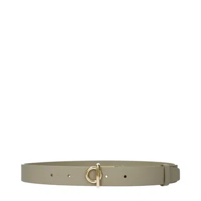 Burberry Beige Leather Regular Belt