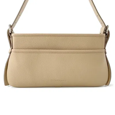 Pre-owned Burberry Beige Leather Shoulder Bag ()