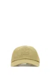 Burberry Khaki Cotton Baseball Cap
