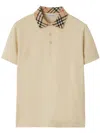 Burberry Polo Shirt In Neutral