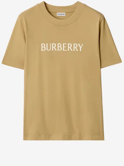 Burberry Beige Logo T-shirt