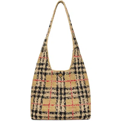 BURBERRY BEIGE MARGATE SHOULDER BAG
