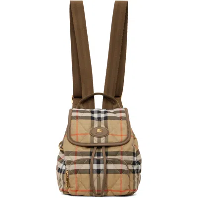 Burberry ベージュ ミニ Horseshoe バックパック In B9368 Sand