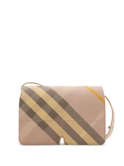 Burberry Beige Multicolour Calf Leather Tea Cup Bag