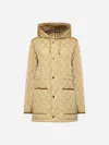 Burberry Quilted Corduroy-trim Parka