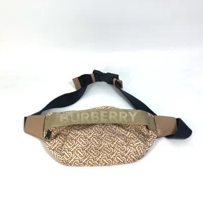 Pre-owned Burberry Beige Nylon Fanny Pack Shoulder Bag () In Sand