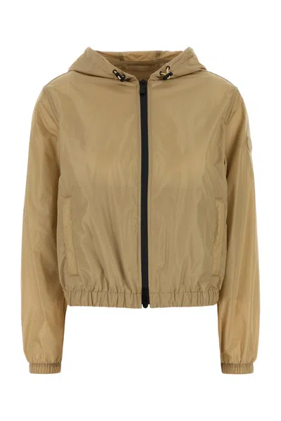 BURBERRY GIUBBINO IN NYLON BEIGE  DONNA