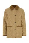 Burberry Country Polyamide Sand Jacket In Brown