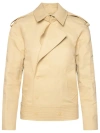 BURBERRY BEIGE PAPER-FIBRE BLEND JACKET