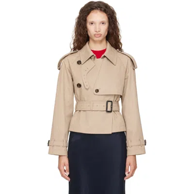 Burberry Beige Pembrokeshire Jacket In Neutral