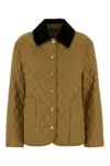 Burberry Giubbino In Poliestere Beige  Donna In Brown