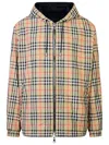 BURBERRY BURBERRY BEIGE POLYESTER REVERSIBLE JACKET