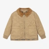 BURBERRY BEIGE QUILTED JACKET