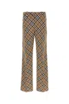 Burberry Embroidered Polyester Blend Pants For Men In Multicolor