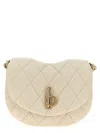 Burberry Small Rocking Horse Quilted Crossbody Bag In Beige