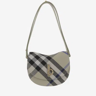 BURBERRY BEIGE ROCKING HORSE SHOULDER BAG
