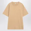Burberry Beige Short-sleeved T-shirt With Ekd Print