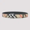 Burberry Adjustable Checked Pattern Belt Loop In Neutral